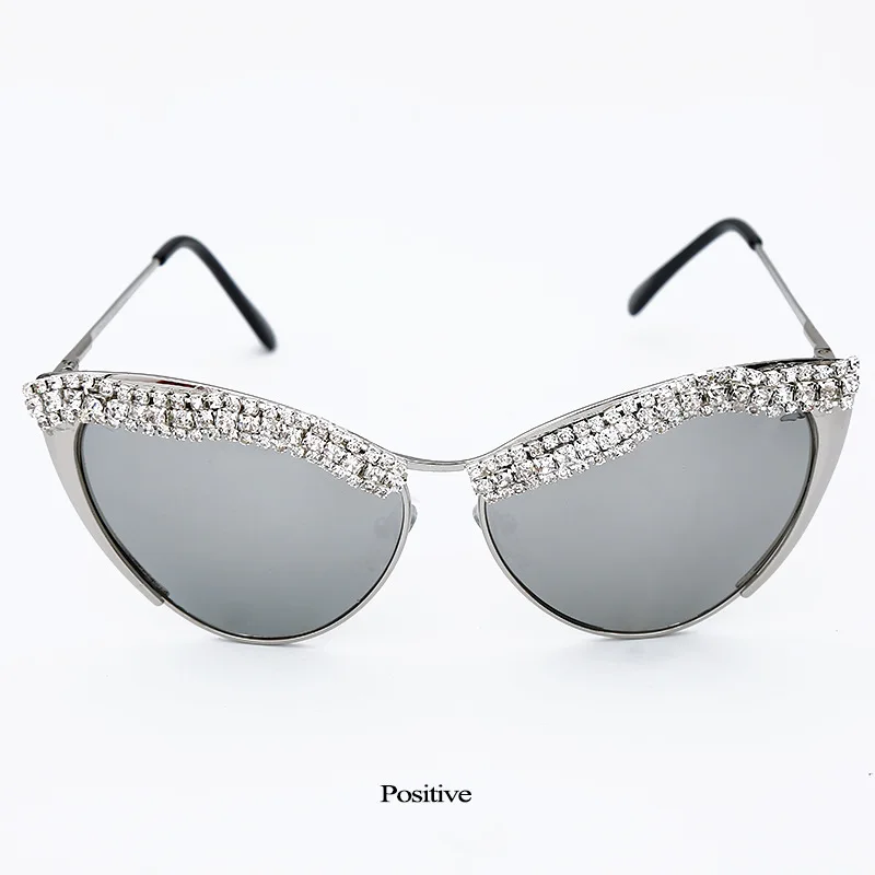 Солнцезащитные очки как у знаменитостей Для женщин Для мужчин солнцезащитные очки для глаз в форме кошачьего глаза роскошный алмаз сексуальная маленькая очки для девушек, Винтажные Солнцезащитные очки для женщин UV400