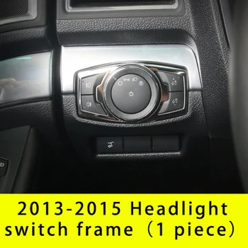 

For Ford Explorer 2013-2015 headlight switch frame chrome molding trim 1pc