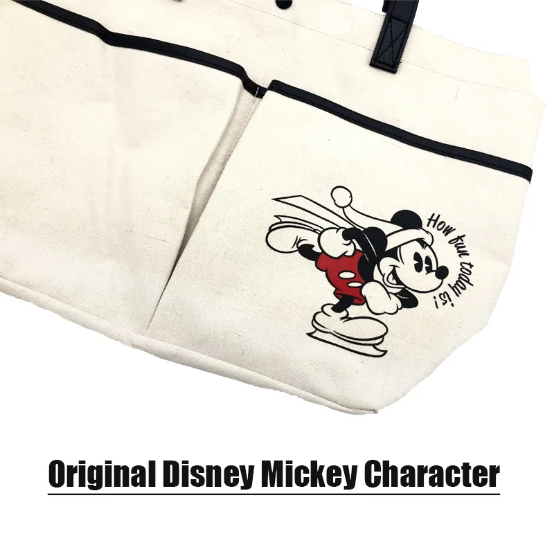 Disney Микки Маус сумка Мультяшные женские сумки через плечо Большая вместительная сумка для отдыха женская водонепроницаемая сумка для подгузников