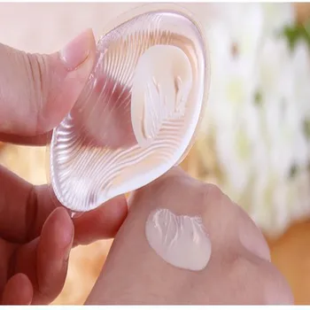 

100PCS Jelly Soft Silicone Gel Powder Puff Sponge for Cosmetic Face Foundation BB Cream Beauty Makeup Tool