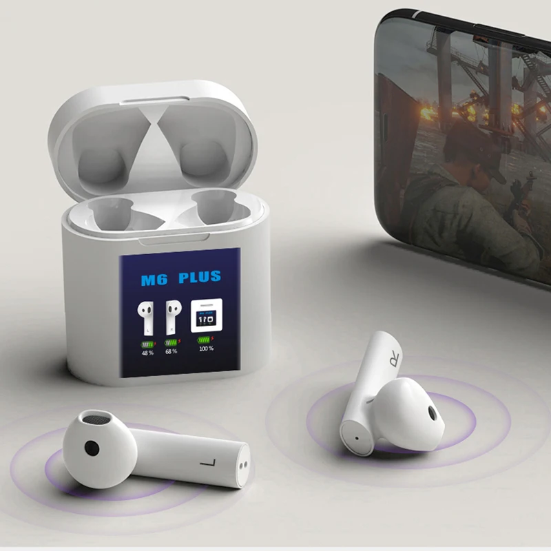 Спортивные наушники беспроводные Bluetooth TWS HiFi шумоподавление гарнитуры Поддержка