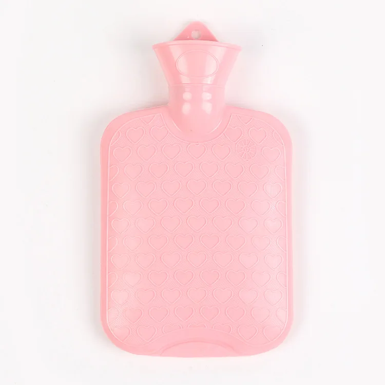 Pink 1000ml 2000 мл Горячая Резина бутылки с водой Горячие сумки ПВХ Взрывозащищенная горячая вода чемоданчик ручные обогреватели наполнения водой теплее мешки JJ80127 - Цвет: Pink 1000ml