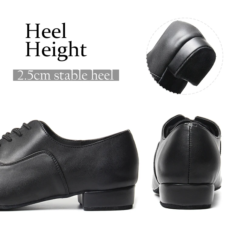 Dance Shoes for Men Latin Ballroom Tango Heeled 2.5cm