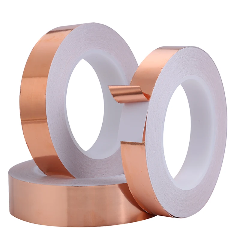 20 Meters 5 cm Single Conductive Adhesive EMI Shielding Copper Foil Tape N#S7 