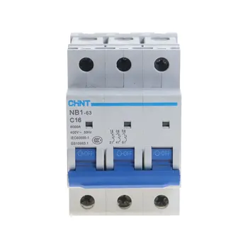 

"C" Type 3Pole 20Amp 400V 6KA CHNT NB1-63 MCB Circuit breaker