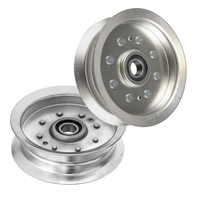 

Lawn Mower Single Groove for J/ohn Deere GY20110 Scotts L17.542, L1742 White Zinc Pulley 2pcs