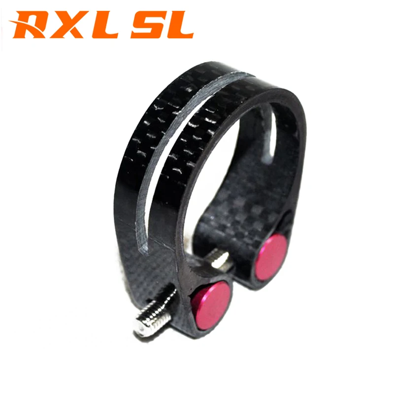 Full Carbon Fiber Bicycle Seat Post Clamp Road Bike Seatpost Clamps 31