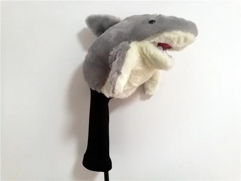 Shark Новинка, много чехлов для головы для гольфа с животными, № 1, чехлы для головы водителя, высокое качество, забавные пылезащитные#1 деревянные Чехлы для клюшек для гольфа - Цвет: Shark