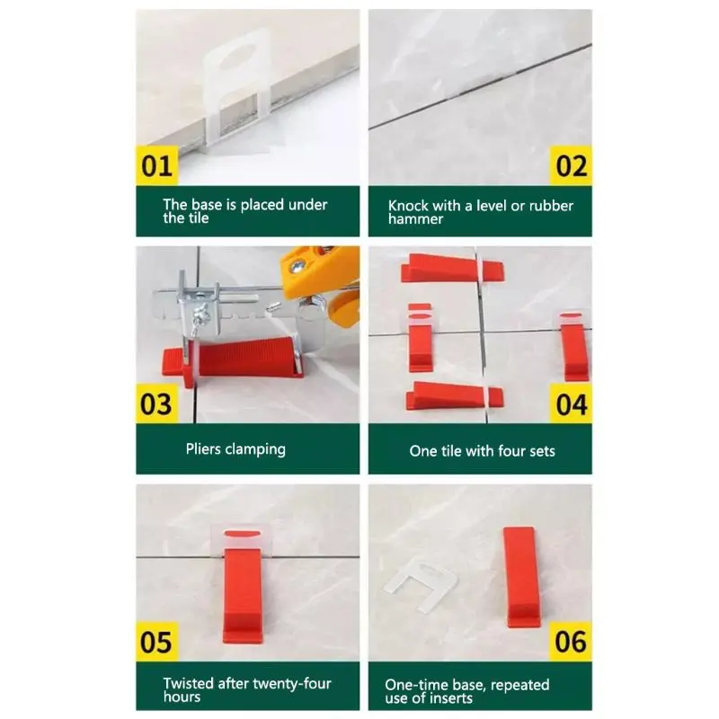 

Tile Leveler Plastic Positioning Piece Universal Wall Bracket Auxiliary Tool Holder Card Shop Tile Auxiliary Tool Leveling Devic