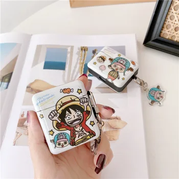 

Japan Anime One Piece Luffy Chopper Pendant Case For AirPods 1 2 Pro Soft Silicone Wireless Earphone Protect Cover Funda
