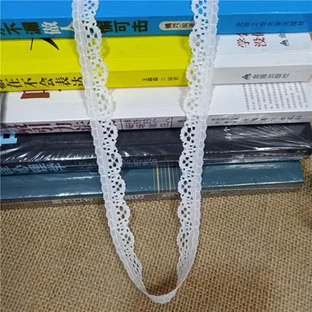 

1.5cm S1833 High Quality White Elastic Colorful Lace Ribbon Trims Lace Trim For DIY crafts material gift packing lace