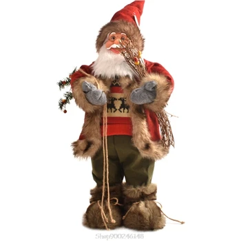 

Christmas Santa Claus Doll Display Window Scene Desktop Ornament Festive Party New Year Xmas Decor S23 20 Dropship