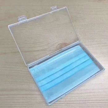 

Dustproof Mask Case Portable Disposable Face Masks Container Safe Pollution-Free Disposable Mask Storage Box Storage Organizer