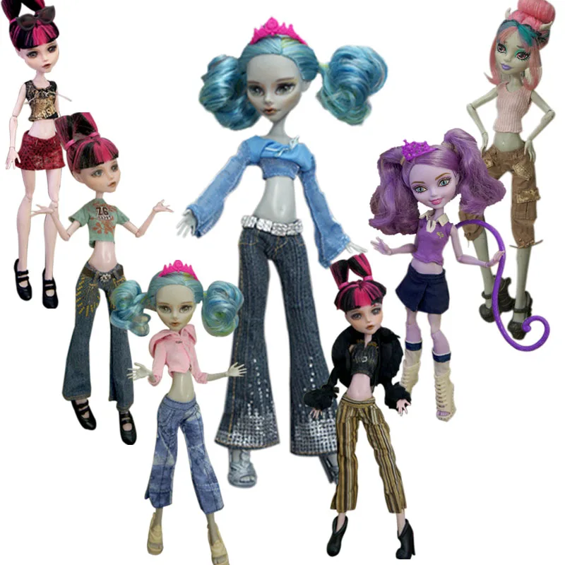 pubertad Umeki fórmula Ropa de moda para muñecas Monster High, Vestidos de fiesta, ropa informal  para MH 1/6, juguetes para niños, 7 unidades por lote|Muñecas| - AliExpress