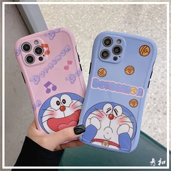 Doraemon nova bonito dos desenhos animados caso de telefone móvel para iphone 12mini/12promax/11pro/11p/8p/x/xs/xr/se/xsmax/7/8/se/casal tampa do telefone