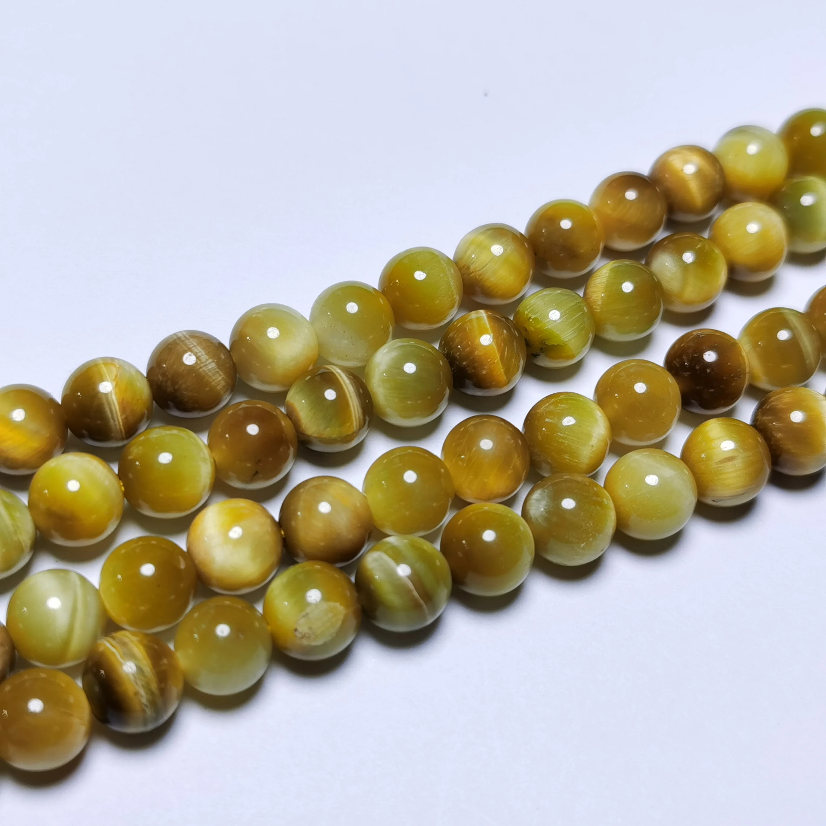 

Natural Golden tiger eye stone long chain