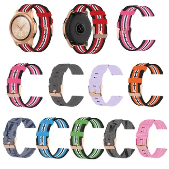 

20mm Universal Nylon Denim Watch Band Quick Release Wrist Strap for garminMove3/Forerunner245/SAMSUNG Gear Sport R600/Lg Watch