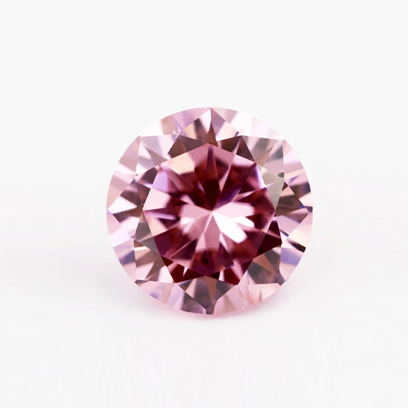 1.0~10.0mm AAAAA Various Color Loose Cubic Zirconia Stone Round Brilliant Cut CZ Stone Synthetic Gems For Jewelry Free Shipping