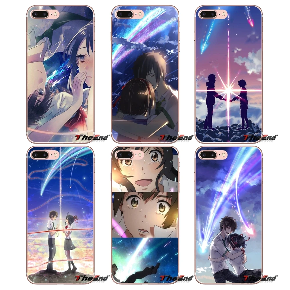 

anime movie your name Silicone TPU Soft Case For Huawei Honor 7X V10 6C V9 6A Play 9 Mate 10 Pro Y7 Y5 P8 P10 Lite Plus GR5 2017