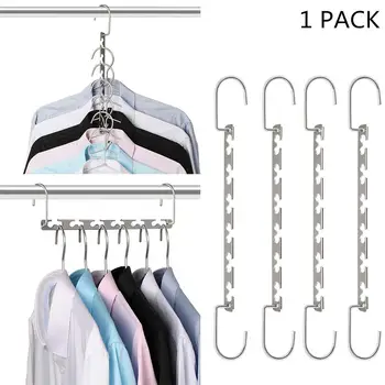 

Folding Metal Drying Hanger Clothing Wardrobe Storage Organization Wardrobe Clothes Rack Hanger for Drying Socks/towels