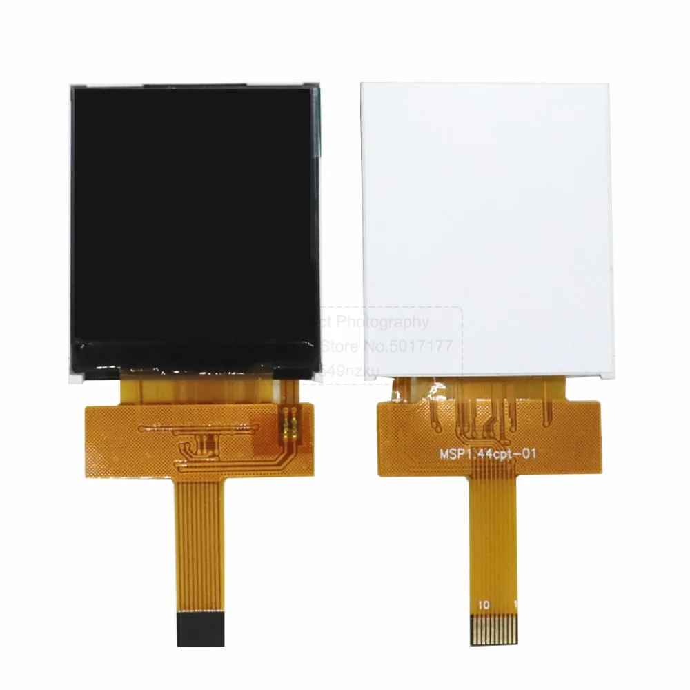 

1.44 TFT HD LCD Screen 65K Full Color 128*128 ST7735S Driver IC Serial Plug-in Style 10Pin 0.5MM Pitch LCD Display