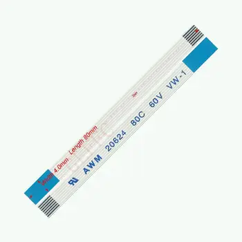 

7pin 0.5pitch 80mm-1100mm B-type Flexible Flat Cable FFC awm 20624 ROHS for TTL LCD DVD Computer