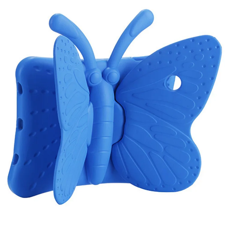

3D EVA shockproof Washable Case For iPad air/air2 Pro 9.7 2018 Kids Butterfly Stand Tablet Cover Full body Children Cute