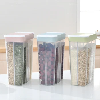 

Airtight Food Storage Containers Kitchen Food Storage Containers for Suga Flour Supplies Fresh-keeping Sealed Tank _WK