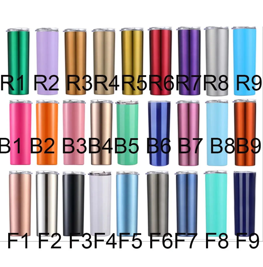 20oz Skinny Tumbler With Lid Straw Beer Swig Thermos Cup Wine Mug Tumblers Hot Or Cold Drinks Vacuum Insulated Cup Water Bottle