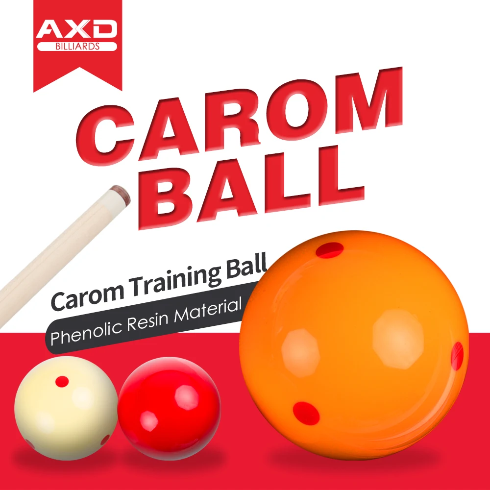 Billiard Ball 3 pcs Korean 3 Cushion Game Ball French Carom Billiard Ball Libre Cue 6 Dot-Spot Exercise 61.5mm Billiard Accessories