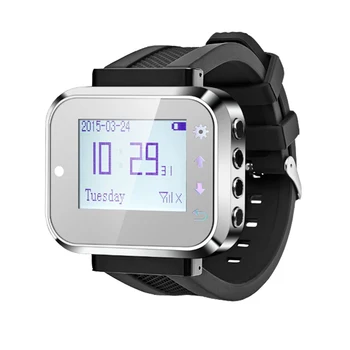 

K-300PLUS 433.92MHz Watch Receiver Wireless Calling System Waiter Call Pager Restaurant Equipment Customer Service