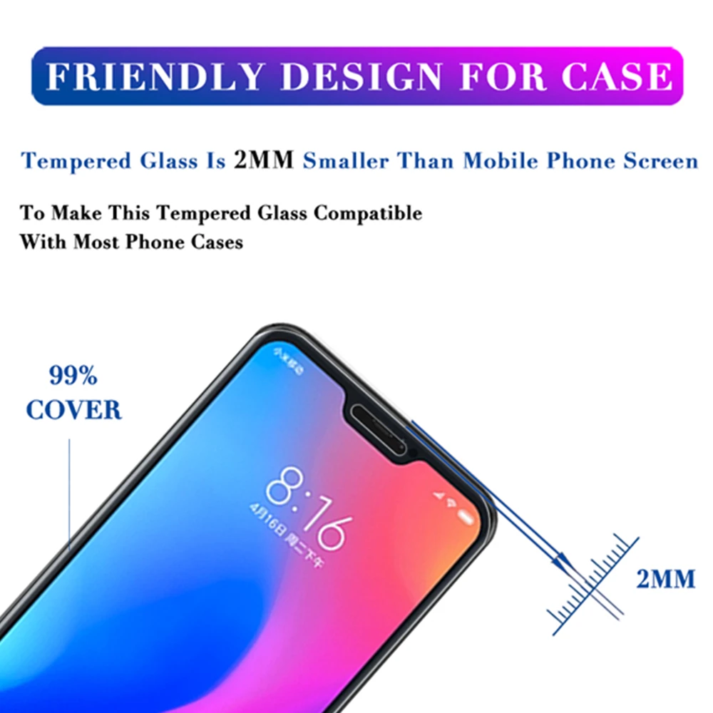 Note6pro Защитное стекло для xiaomi redmi note 6 pro закаленное стекло ksiomi resmi not6pro not6pro note6 Защитная пленка для экрана