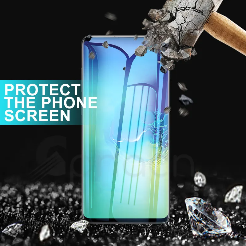 100D полное изогнутое покрытие из закаленного стекла для samsung Galaxy ...