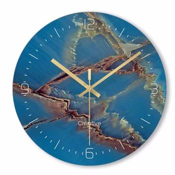 

Wall Clock Simple Decorative Creative Nordic Modern Marble Clock Wall Clock for Living Room Kitchen Office Bedroom