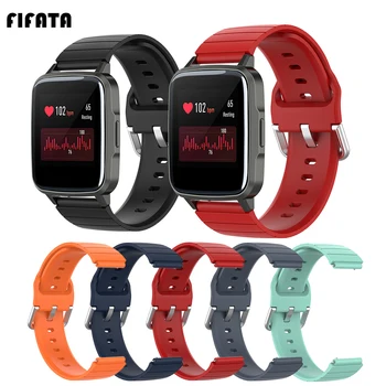 

FIFATA Soft Silicone Sport Strap For Xiaomi Haylou Solar LS02 Smart Watch Replacement Watch Strap For Xiaomi Haylou LS02 Watch