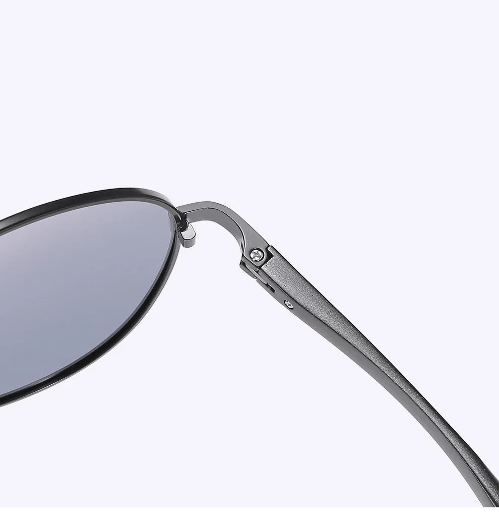 Мужские классические солнцезащитные очки пилота из алюминиево-магниевого сплава, поляризованные солнцезащитные очки для вождения, оправа из авиационного сплава, мужские нежные очки