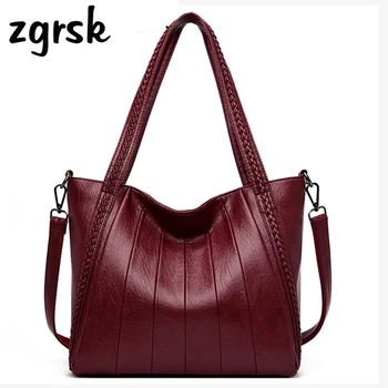 

Women Female Shoulder Bags Luxury Big Ladies Handbags Luxury Handbags Women Bags Designer Red Business Bag Bolsas Feminina