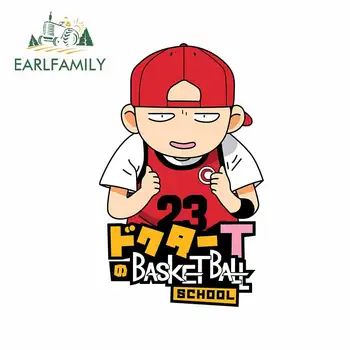 

EARLFAMILY 13cm x 8.2cm for Slam Dunk Auto Decal DIY Waterproof Personality Car Stickers Car Styling Window JDM Accessories
