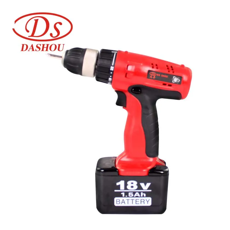 

DS Power Tool Electric Screwdriver Power Driver D18DV2 Rechargeable Type Power Gun Tools Household Cordless Mini D
