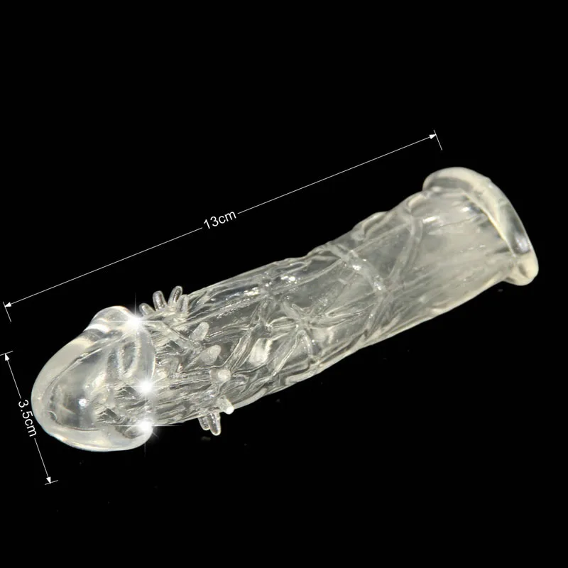 HC062 B reusable delay condoms penis extender condom (2ssss)