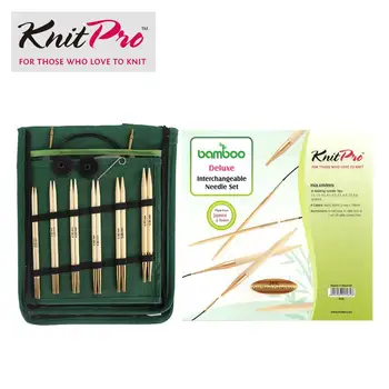 

Knitpro bamboo deluxe interchangeable Needle Set