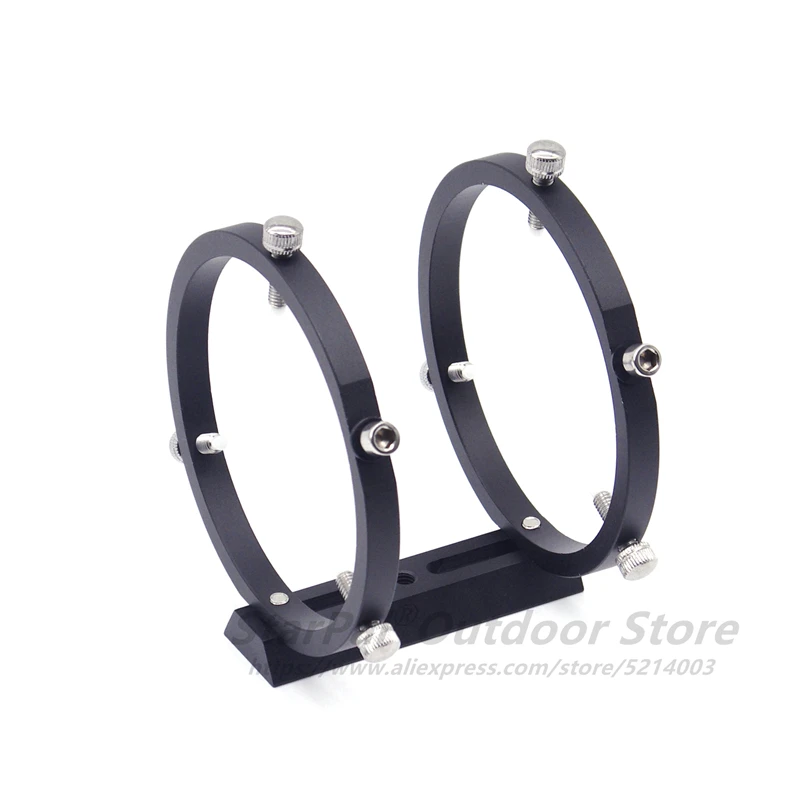 104 with screw hole StarPal 42 мм 50 мм 65 мм, 80 мм, 6-точечный направляющая область держателем в виде кольца с мини клинообразной Плиты аксессуары для астрономического телескопа - Цвет: 104 with screw hole