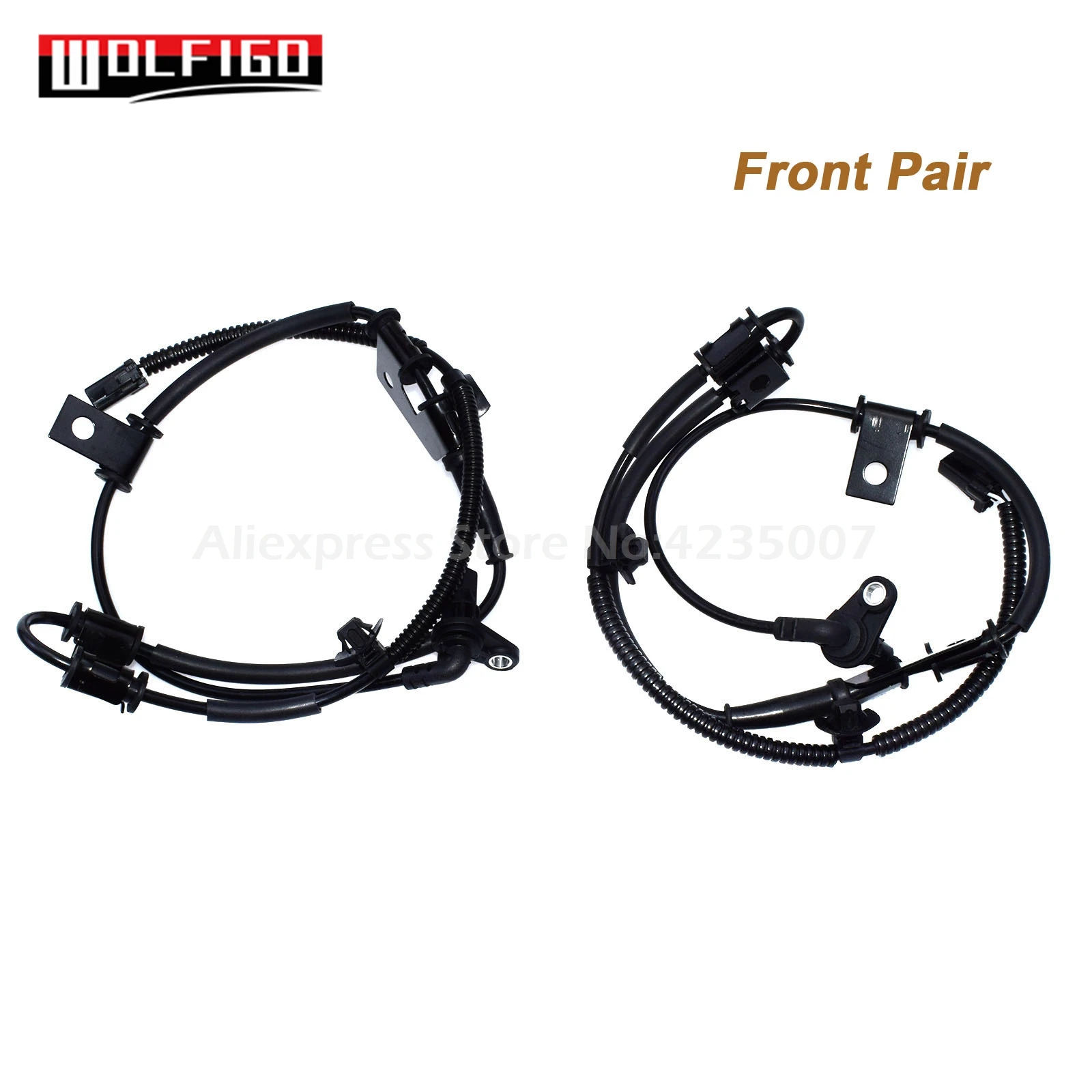 WOLFIGO Fit 2005-09 hyundai Tucson ABS Датчик скорости колеса Передний Задний левый правый 956702E300, 956702E310, 956802E310, 956802E300 - Цвет: Front Pair