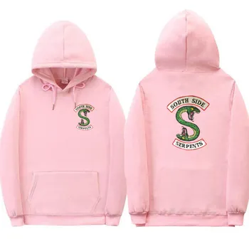 

South Side Serpents Hoodie Fashion Print Riverdale Hoodies Women Streetwear Oversize Casaco Feminino Pullover Sweatshirt S-XXL