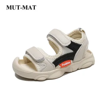 

Children shoes 2020 summer new Fashion Colorblock boys casual beach shoes girls Barefoot shoes soft bottom baby shoes
