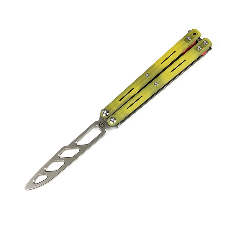 

EDC Folding Knife High Hardness Beginner Fancy Flicker Practice Knife