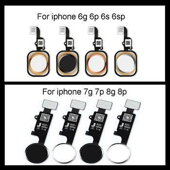 

replacement Home Button for iPhone 5 5c 5s 6 6plus 6s 6splus 7 7plus 8 8 Plus with Flex Cable Touch ID Sensor Home Key Assembly