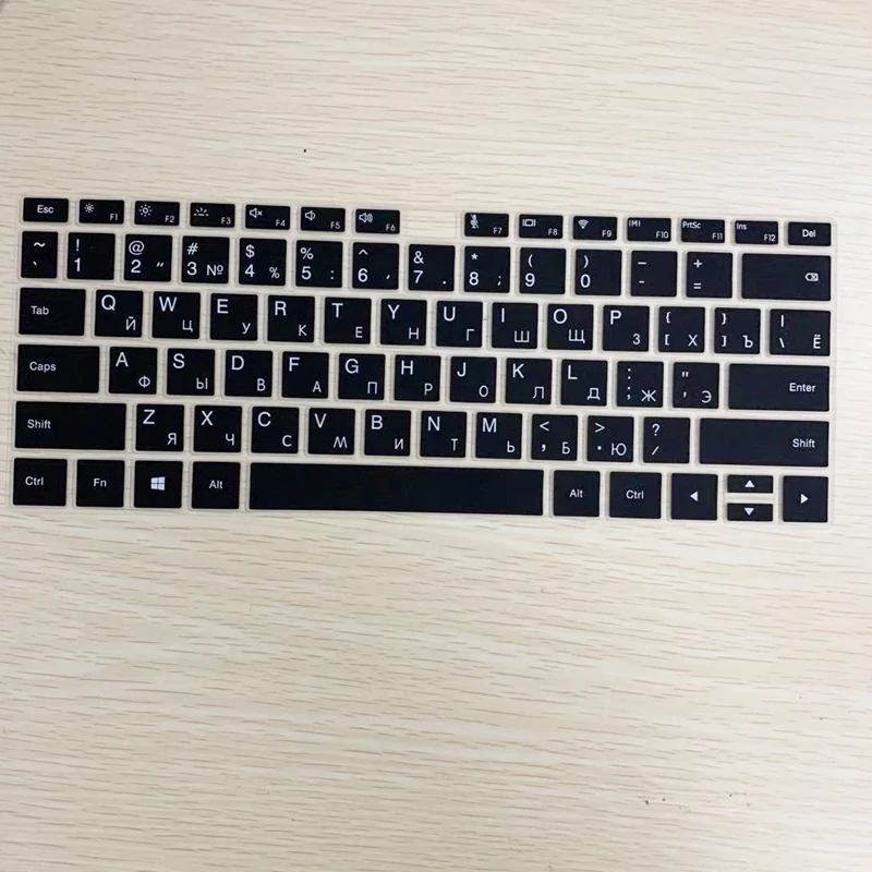 

US Russian Letter Keyboard Cover for Huawei Matebook 13 X Pro Silicone Sticker for Huawei Matebook D 14 D 15 Protective Film