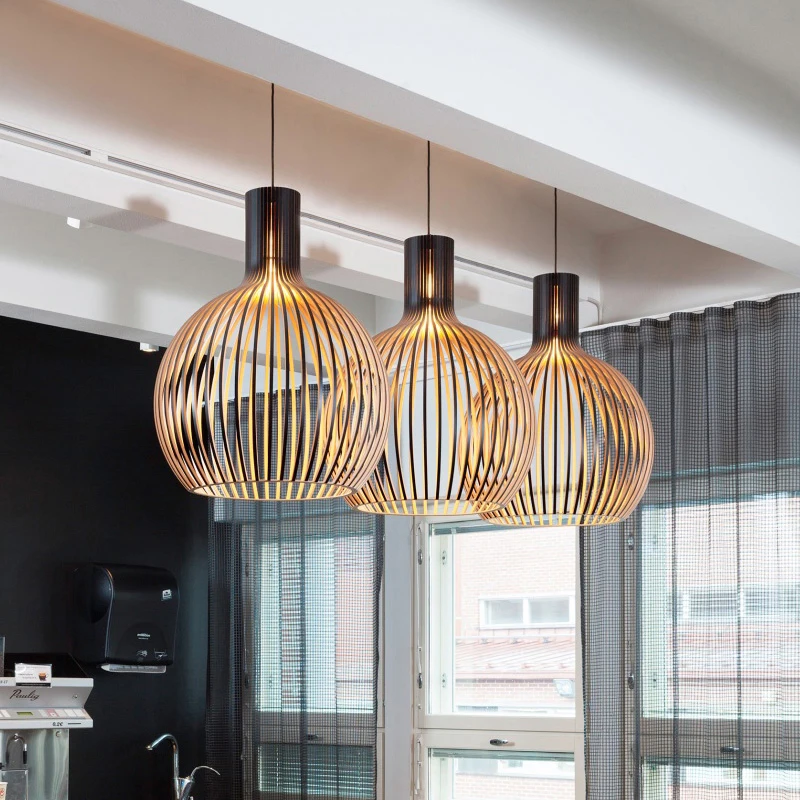 Moderne Schwarz Holz Vogelkäfig E27 glühbirne Anhänger licht norbic home deco bambus weben holz Anhänger lampe Moderne Schwarz Holz Vogelkäfig E27 glühbirne Anhänger licht norbic home deco bambus weben holz Anhänger lampe