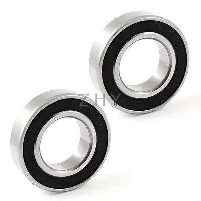 

6005RS 25mm x 47mm x 12mm Single Row Deep Groove Ball Bearing 2 pcs